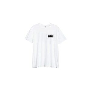 BP Mens Size XL VOTE Short Sleeve Graphic Tshirt Tee Crew‎ Neckline White 070